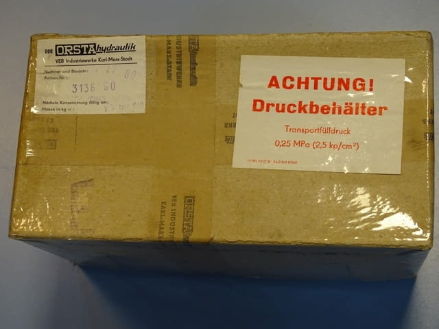 Хидроакумулатор Orsta Hydraulic 1/16 TGL 10843 Diaphragm Accumulator 160Bar 1L - снимка 11