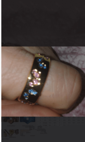 Пръстен-халка Пеперудки - град Монтана | Пръстени - снимка 1