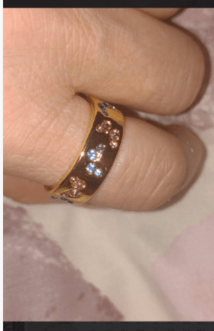 Пръстен-халка Пеперудки - град Монтана | Пръстени - снимка 4