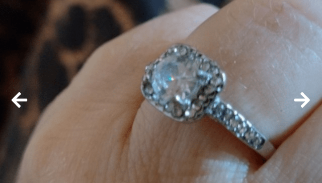 Дамски пръстен Мойзанит Gold - city of Montana | Rings - снимка 2