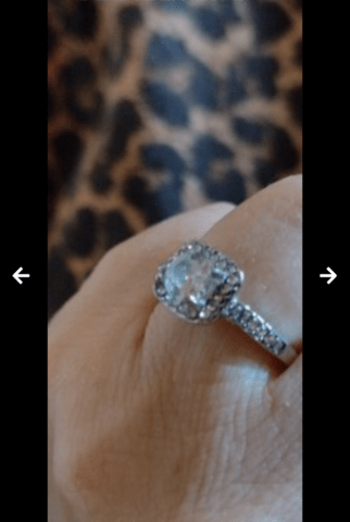 Дамски пръстен Мойзанит Gold - city of Montana | Rings - снимка 3