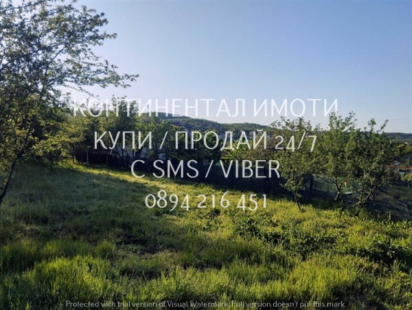 Код 63031. Парцел 1100м2, на 200 метра от гора, чист въздух и прекрасна гледка. Водата и тока са на - снимка 6