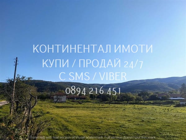 Код 63031. Парцел 1100м2, на 200 метра от гора, чист въздух и прекрасна гледка. Водата и тока са на - снимка 7