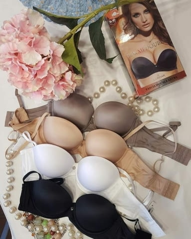 Lormar 65B, 70B, 75B, 80B черен, телесен, капучино, бял супер пуш-ап сутиен +2 РАЗМЕРА Лормар бриджитка - снимка 11