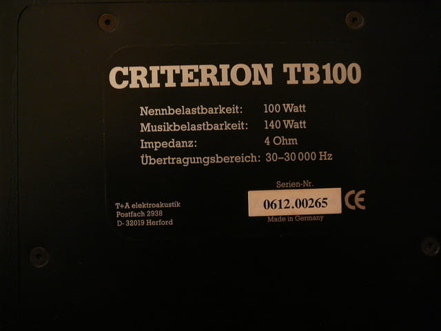 T + A criterion tb 100 - град Пазарджик | Ресийвъри / Усилватели - снимка 9