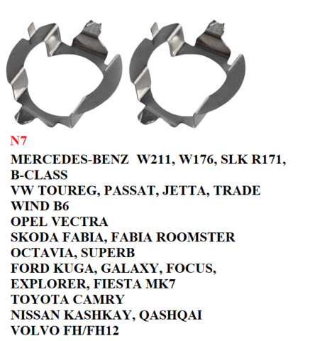 Преходници/адаптери за ЛЕД/LED диодни крушки за H7, град Разград | Аксесоари / Консумативи - снимка 6