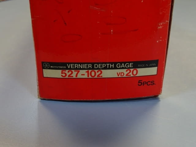 Шублер дълбокомер Mitutoyo 527-102 VD20 0-200mm Vernier Depth Gage - снимка 11