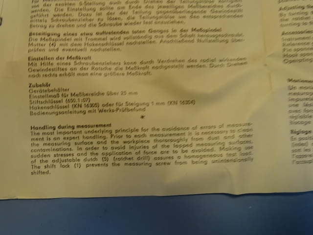 Микрометър VEB SUHL/DDR 125-150mm External micrometer, град Пловдив | Инструменти - снимка 7