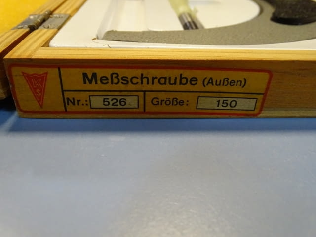 Микрометър VEB SUHL/DDR 125-150mm External micrometer, град Пловдив | Инструменти - снимка 10