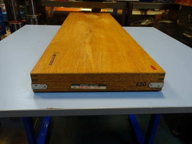 Шублер Mitutoyo 533-405 CN75 0-750mm 0.05mm Vernier Caliper със скосени върхове - снимка 11