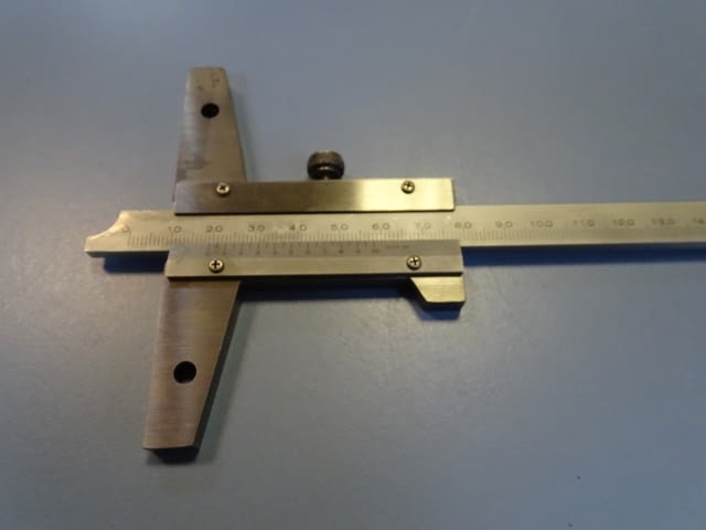 Шублер дълбокомер Mitutoyo 527-203 VDS30 Vernier Depth Gage 0-300mm - снимка 5