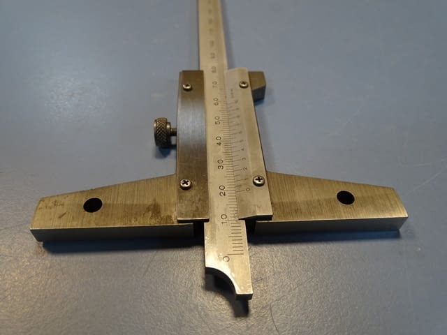 Шублер дълбокомер Mitutoyo 527-203 VDS30 Vernier Depth Gage 0-300mm - снимка 6