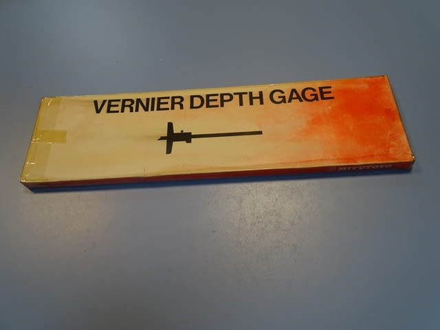 Шублер дълбокомер Mitutoyo 527-203 VDS30 Vernier Depth Gage 0-300mm - снимка 7
