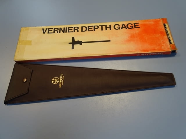 Шублер дълбокомер Mitutoyo 527-203 VDS30 Vernier Depth Gage 0-300mm - снимка 9