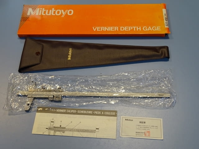 Шублер дълбокомер Mitutoyo 527-103 VD30 0-300mm Vernier Depth Gage - снимка 1