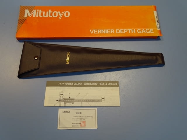 Шублер дълбокомер Mitutoyo 527-103 VD30 0-300mm Vernier Depth Gage - снимка 6
