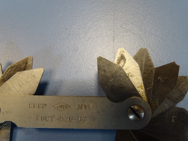 Шаблон радиусен №1 ШР-1 (ГОСТ 4126-66) - град Пловдив | Инструменти - снимка 2