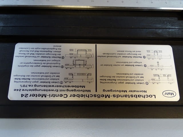 Шублер MAHR Centri-Meter24 за междуцентрово измерване 0-440mm - снимка 2