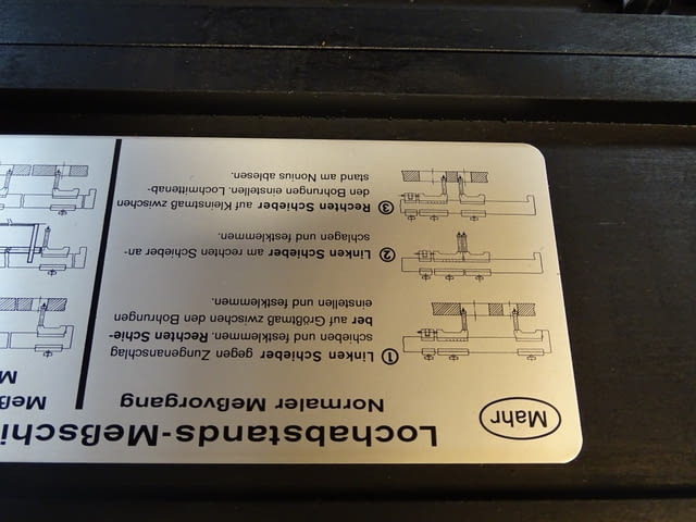 Шублер MAHR Centri-Meter24 за междуцентрово измерване 0-440mm - снимка 3