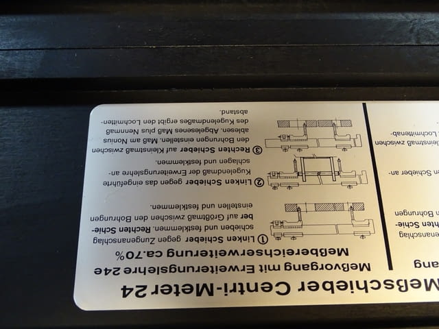 Шублер MAHR Centri-Meter24 за междуцентрово измерване 0-440mm - снимка 4