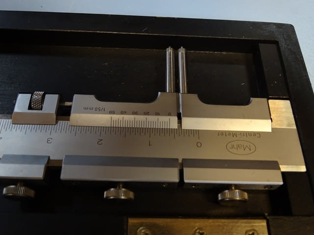 Шублер MAHR Centri-Meter24 за междуцентрово измерване 0-440mm - снимка 5
