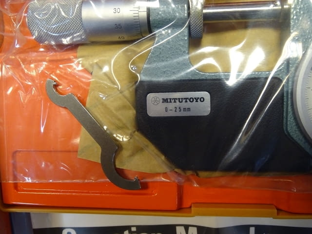 Индикаторен микрометър Mitutoyo 510-301 Indicating micrometer 0-25mm - снимка 4