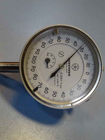 Индикаторен часовник Mitutoyo 2109-10 Micron Dial Indicator, city of Plovdiv - снимка 2