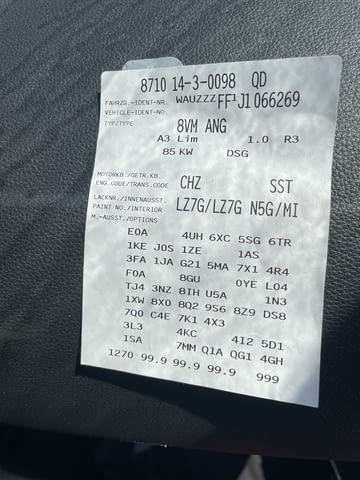 Audi A3 1.0 TFSI, двигател CHZ, ск. кутия DSG 7 S-tronic SST, седан, 115 кс., 107 000 км., 2019 г., - снимка 6