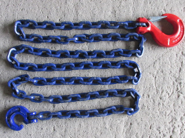 СИНДЖИРИ за косачки, с якост 8 и 10, квадратен профил, чокери, куки - снимка 1