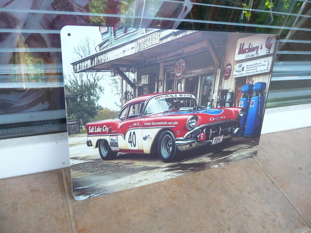 Метална табела кола Американски автомобил ретро спортен надписи красива - снимка 2