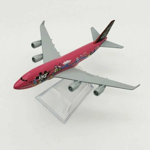 Boeing 747 самолет модел макет Мики Маус Мини Дисни Аладин геори - снимка 2