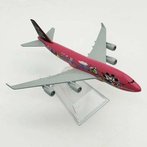 Boeing 747 самолет модел макет Мики Маус Мини Дисни Аладин геори - снимка 3