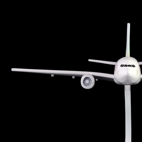 Boeing 777 самолет модел макет Etiopian Африка полети писта стюардеса - снимка 5