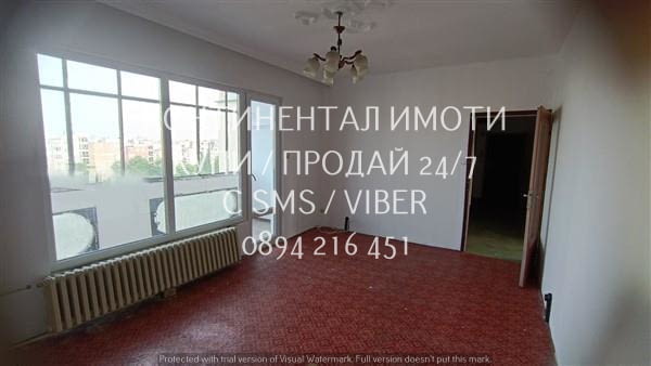 Код 63048. Стандартен непреходен панел 92м2. Състои се от четири отделни помещения, Г-образен коридо - снимка 2