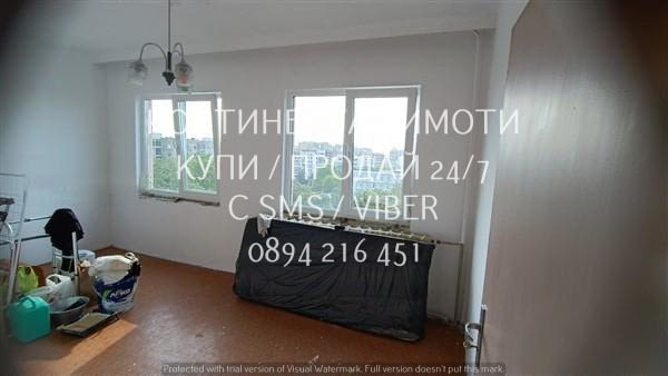 Код 63048. Стандартен непреходен панел 92м2. Състои се от четири отделни помещения, Г-образен коридо - снимка 3