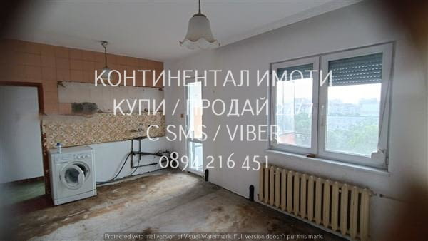 Код 63048. Стандартен непреходен панел 92м2. Състои се от четири отделни помещения, Г-образен коридо - снимка 5