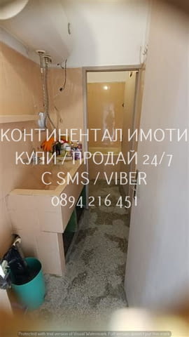 Код 63048. Стандартен непреходен панел 92м2. Състои се от четири отделни помещения, Г-образен коридо - снимка 8
