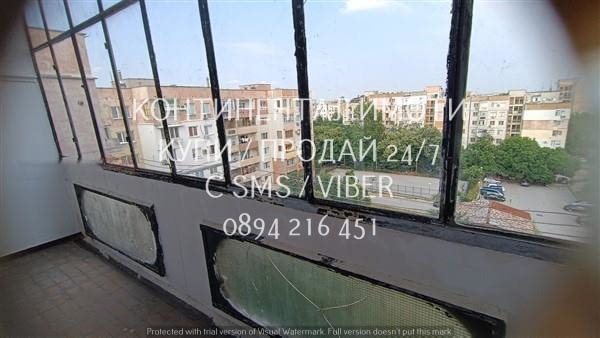 Код 63048. Стандартен непреходен панел 92м2. Състои се от четири отделни помещения, Г-образен коридо - снимка 9