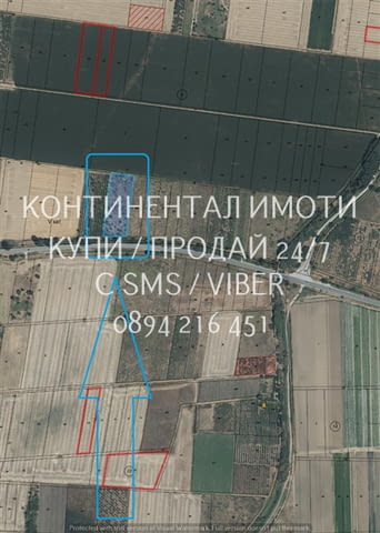 Код 63050. Парцел 6700м2 с локален път около 400м с лице 60м на шосето, отреден за складова дейност. - снимка 2