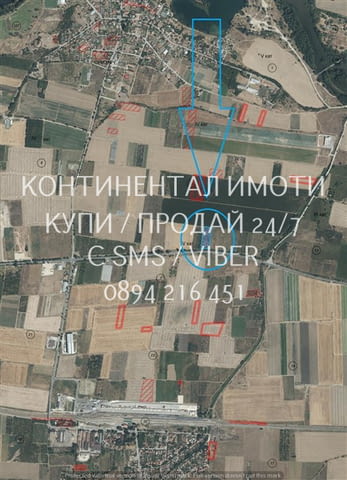 Код 63050. Парцел 6700м2 с локален път около 400м с лице 60м на шосето, отреден за складова дейност. - снимка 3