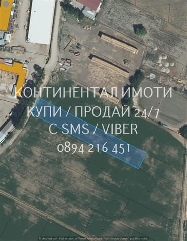 Код 63056. Парцел 2600м2 в индустриалната зона, зад фирма Филпласт, НТП за складова дейност.Формата - снимка 1