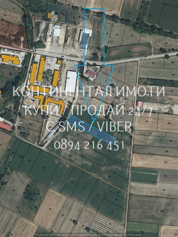 Код 63056. Парцел 2600м2 в индустриалната зона, зад фирма Филпласт, НТП за складова дейност.Формата - снимка 2