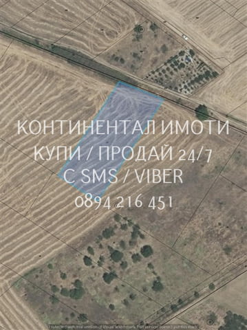 Код 63057. Поземлен имот 2600м2 с правилна форма, лице 30м, с пряк достъп на около 300м от шосето пр - снимка 1