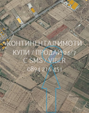 Код 63057. Поземлен имот 2600м2 с правилна форма, лице 30м, с пряк достъп на около 300м от шосето пр - снимка 2