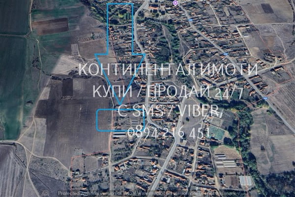 Код 63059. Дворно място 1600м2, с партиди за ток и вода, до ФЕЦове, близо да централния път в селото - снимка 2