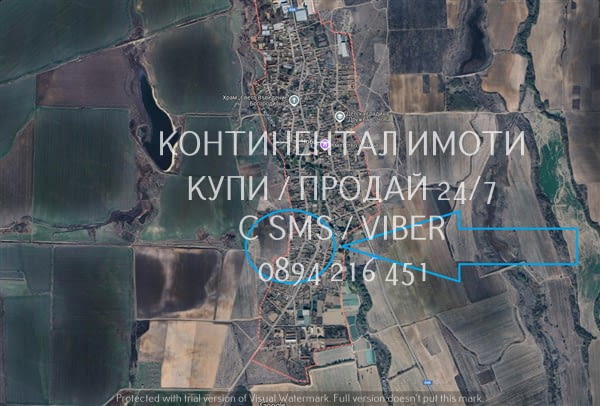 Код 63059. Дворно място 1600м2, с партиди за ток и вода, до ФЕЦове, близо да централния път в селото - снимка 3