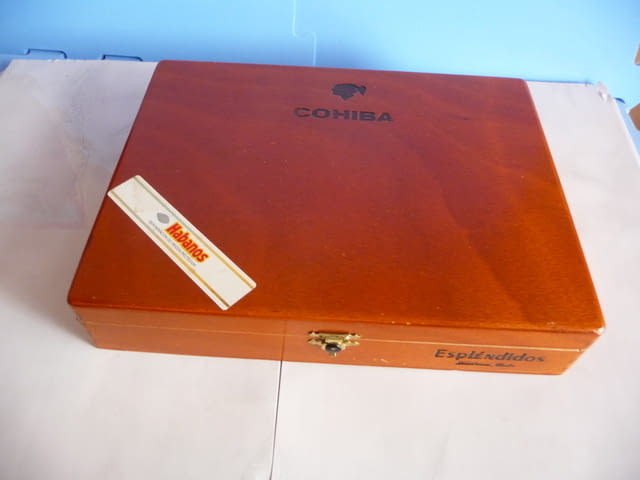 Cohiba дървена кутия от кубински пури Хавана Habanos Cuba Кохиба пушене - снимка 2