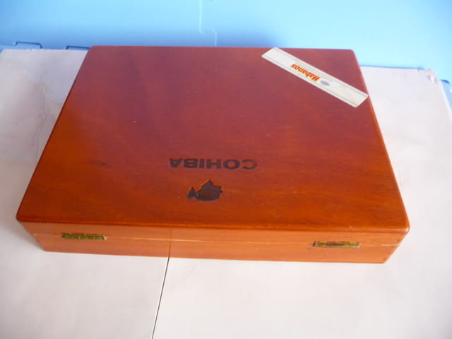 Cohiba дървена кутия от кубински пури Хавана Habanos Cuba Кохиба пушене - снимка 4