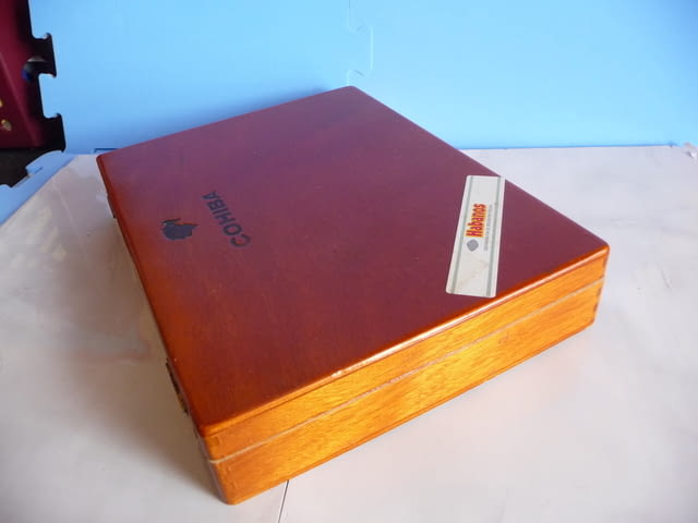 Cohiba дървена кутия от кубински пури Хавана Habanos Cuba Кохиба пушене - снимка 5