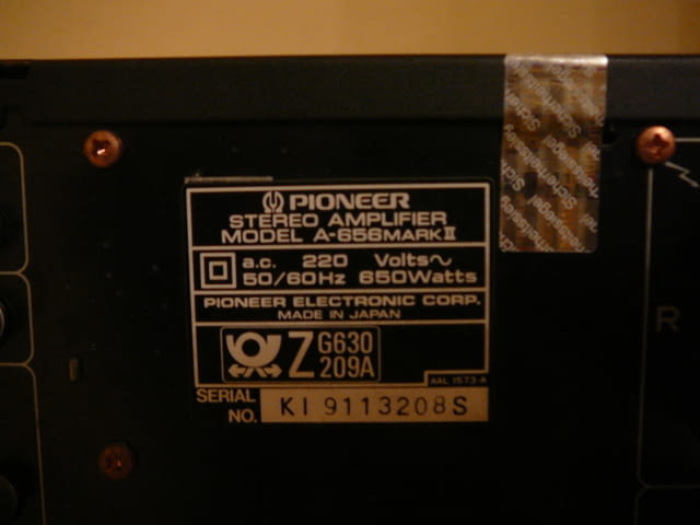 Pioneer a-656 mark ii - град Пазарджик | Ресийвъри / Усилватели - снимка 7